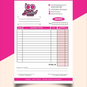 Invoice Books (A5)