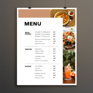 Menu (A5)