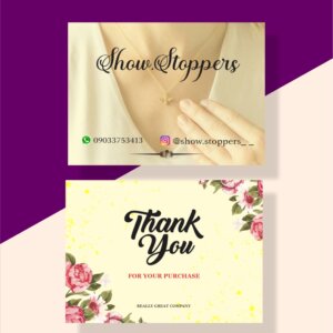 Thank You Card