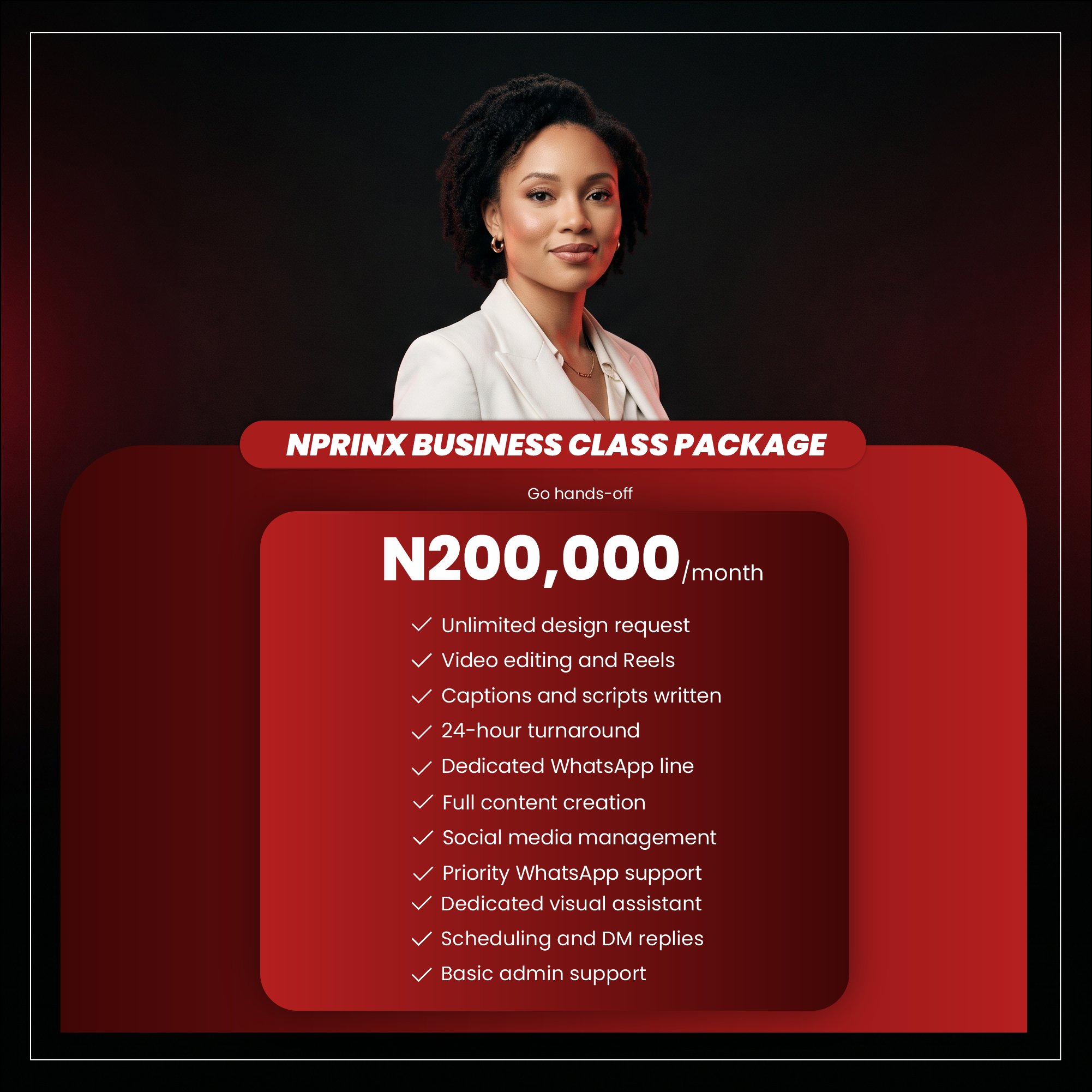 Nprinx Business Class Package